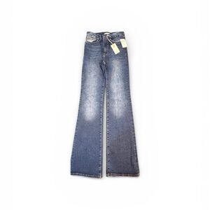 Good American Indigo Flare Jeans